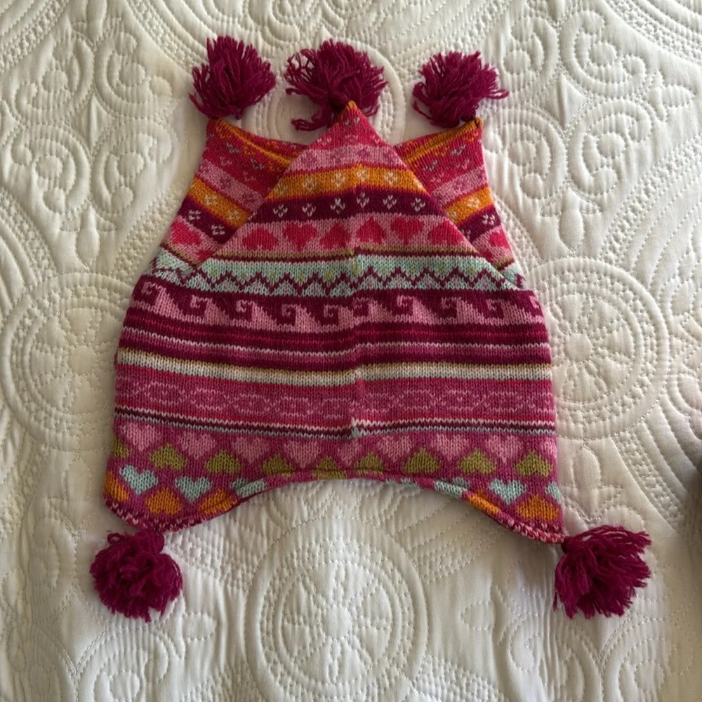 H&M wool blend kids hat and scarf